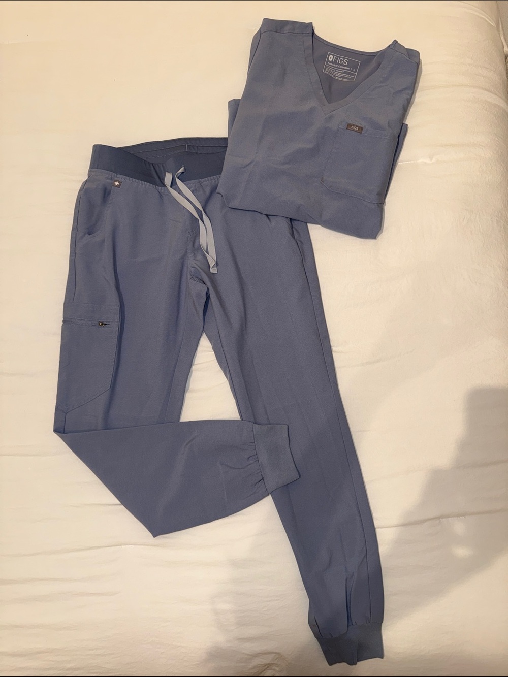 Pants Only - Figs Vapor Blue Space Dye Zamora Joggers